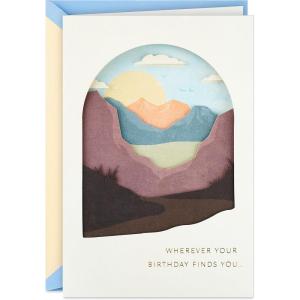 Hallmark Signature Father’s Day Card (#1 Dad, All-Star Pennants) for Dad, Grandpa, Father-in-Law(Mountain Sunset)