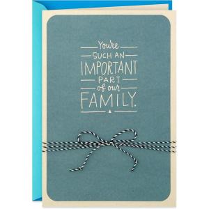 Hallmark Signature Fathers Day Card for Dad from Son or Daughter (Celebrate)(Blue and Beige)