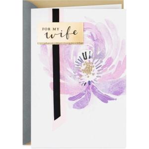 Hallmark Signature Mother’s Day Card for Husband or Wife (Quilled Paper Roses) for Anniversary, Romantic Birthday, Wedding, Love(Flower)