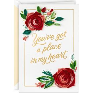 Hallmark Signature Mother’s Day Card for Husband or Wife (Quilled Paper Roses) for Anniversary, Romantic Birthday, Wedding, Love(Quilled Paper Roses)