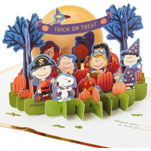 Hallmark Signature Paper Wonder Peanuts Pop Up Halloween Card (Pumpkin Patch)(Pop Up  Pumpkin Patch)