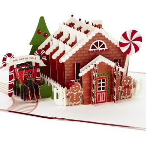 Hallmark Signature Paper Wonder Pop Up Christmas Card (Gingerbread)(Intricate Gingerbread Pop Up)