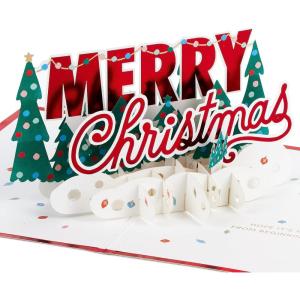 Hallmark Signature Paper Wonder Pop Up Christmas Card (Merry Christmas)(Merry Christmas Pop Up)