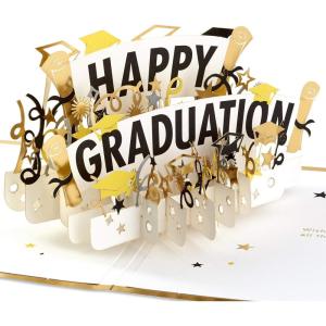 Hallmark Signature Paper Wonder Pop Up Graduation Card (Happy Graduation)(Graduation Card)