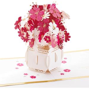 Hallmark Signature Paper Wonder Pop Up Mothers Day Card (Flowers in Vase, Make the World More Beautiful)(Pop Up Make the World More Beautiful)