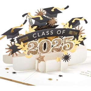 Hallmark Signature Paper Wonder Pop-Up Graduation Card (Class of 2025) for College, High School, Masters(2025 Grad)