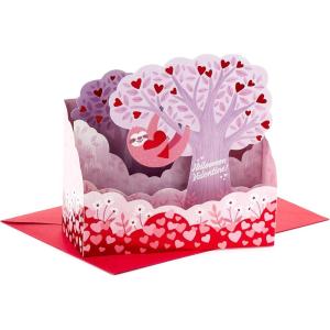 Hallmark Signature Paper Wonder Pop-Up Valentine’s Day Card (Love You A Bunch) for Kids, Spouse, Friend, Grandparent(Sloth)