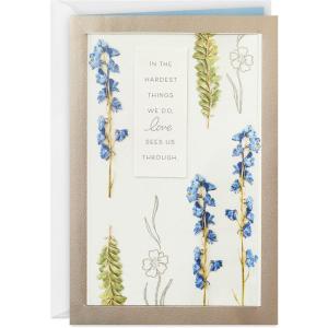 Hallmark Signature Sympathy Card (Butterflies)(Love Sees Us Through)