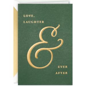 Hallmark Signature Wedding Card, Bridal Shower Card, Engagement Card (Ever After)(Ever After)