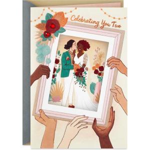 Hallmark Signature Wedding Card (Lifetime of Love)(Celebrating You Two)