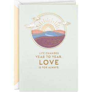 Hallmark Signature Wood Anniversary Card (Where We’ve Been, Where We’re Going)(Love of My Life)