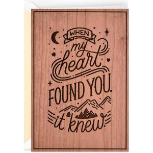 Hallmark Signature Wood Anniversary Card (Where We’ve Been, Where We’re Going)(Where We’ve Been  Where We’re Going)