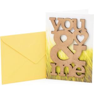 Hallmark Signature Wood Anniversary Card (Where We’ve Been, Where We’re Going)(Wooden You & Me)