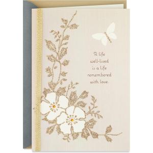 Hallmark Sympathy Card (Remembered with Love)(Remembered with Love)