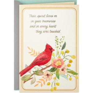 Hallmark Sympathy Card (Spirit Lives On) (5RZB2131)(Love Sees Us Through)