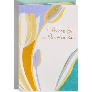 Hallmark Sympathy Card from Both or from All (Holding You In Our Hearts)(Holding You In Our Hearts)