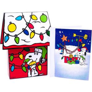 Hallmark ‘Twas the Night Before Christmas Card Assortment with Keepsake Box (12 Cards with Envelopes)(Snoopy Christmas House With Cards)