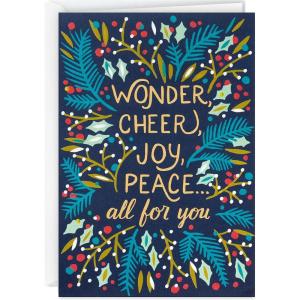 Hallmark UNICEF Boxed Christmas Cards Assortment, Wonder and Peace (12 Cards and 13 Envelopes)(Wonder and Peace  UNICEF)