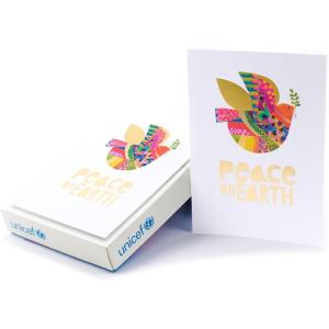 Hallmark UNICEF Boxed Christmas Cards, Peace On Earth Dove (12 Cards and 13 Envelopes) (1XPX2022)(Dove)