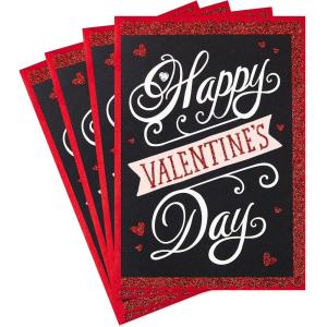 Hallmark Valentines Day Cards Pack, Heart (6 Valentine Cards with Envelopes)(Galentines Day  4 Cards with Envelopes)