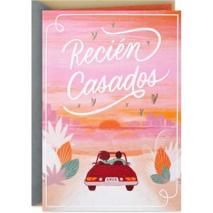Hallmark Vida Spanish Wedding Card, Tarjeta de Boda (Recién Casados)
