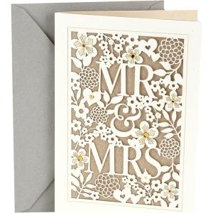 Hallmark Wedding Card (Mr. & Mrs.)(Wedding Card)