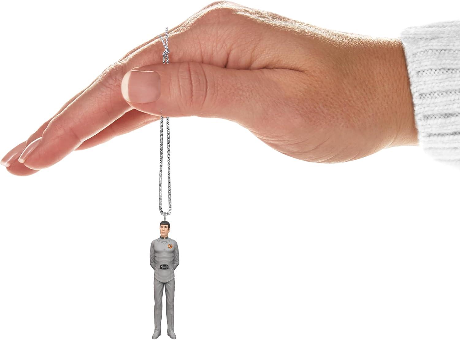 imageHallmark Keepsake 04quot Mini Christmas Ornament 2024 Star Trek The Motion Picture USS Enterprise NCC1701 Refit Gifts for TrekkiesMini Spock