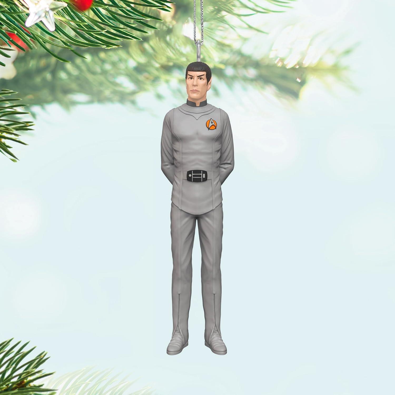 imageHallmark Keepsake 04quot Mini Christmas Ornament 2024 Star Trek The Motion Picture USS Enterprise NCC1701 Refit Gifts for TrekkiesMini Spock