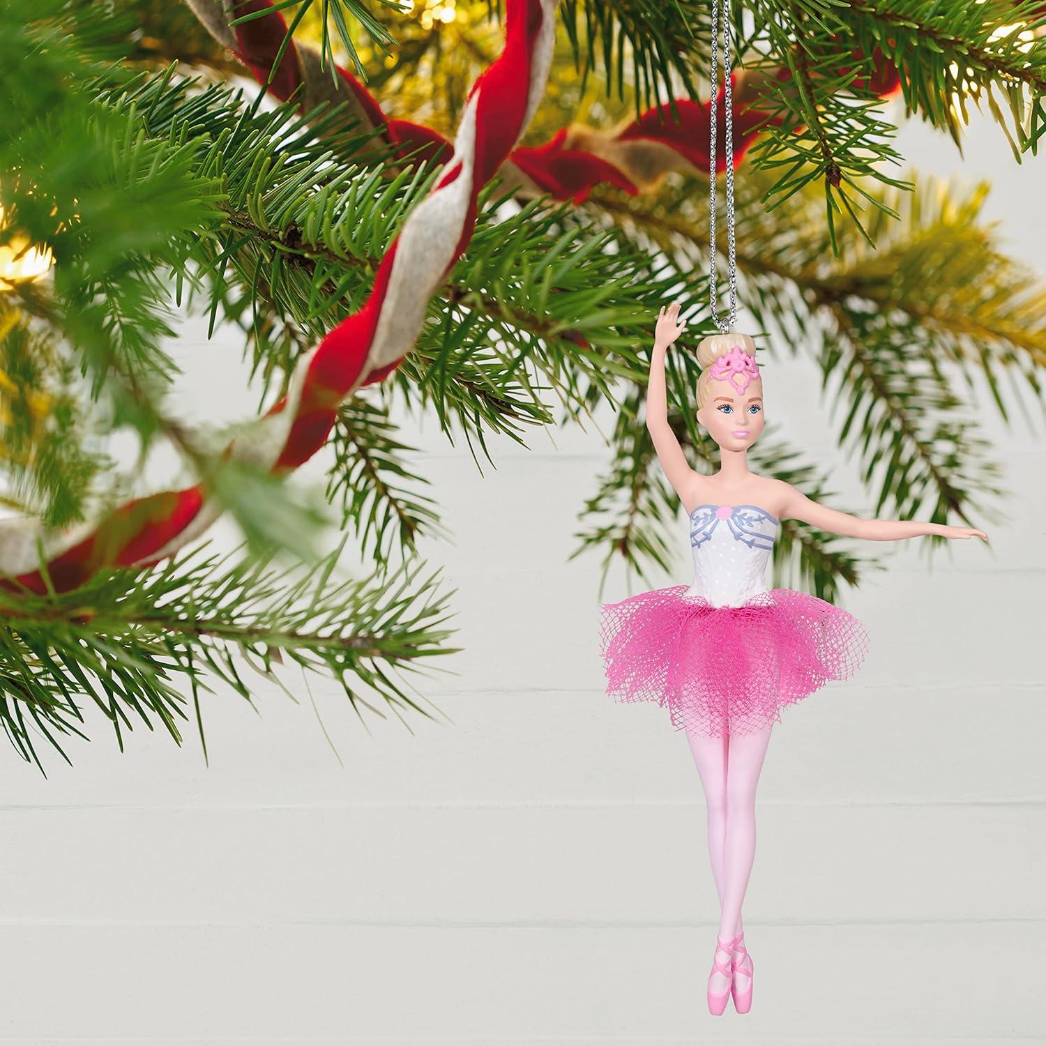 imageHallmark Keepsake Christmas Ornament 2024 Barbie Hot Skatin Barbie Gifts for HerBeautiful Ballerina Barbie