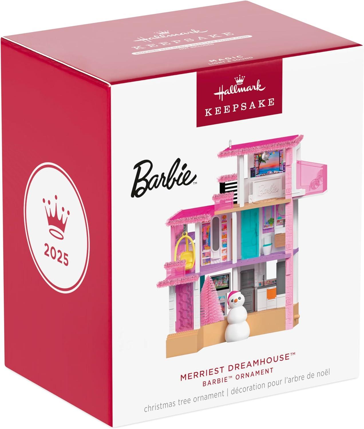 imageHallmark Keepsake Christmas Ornament 2024 Barbie Hot Skatin Barbie Gifts for HerMerriest Barbie Dream House