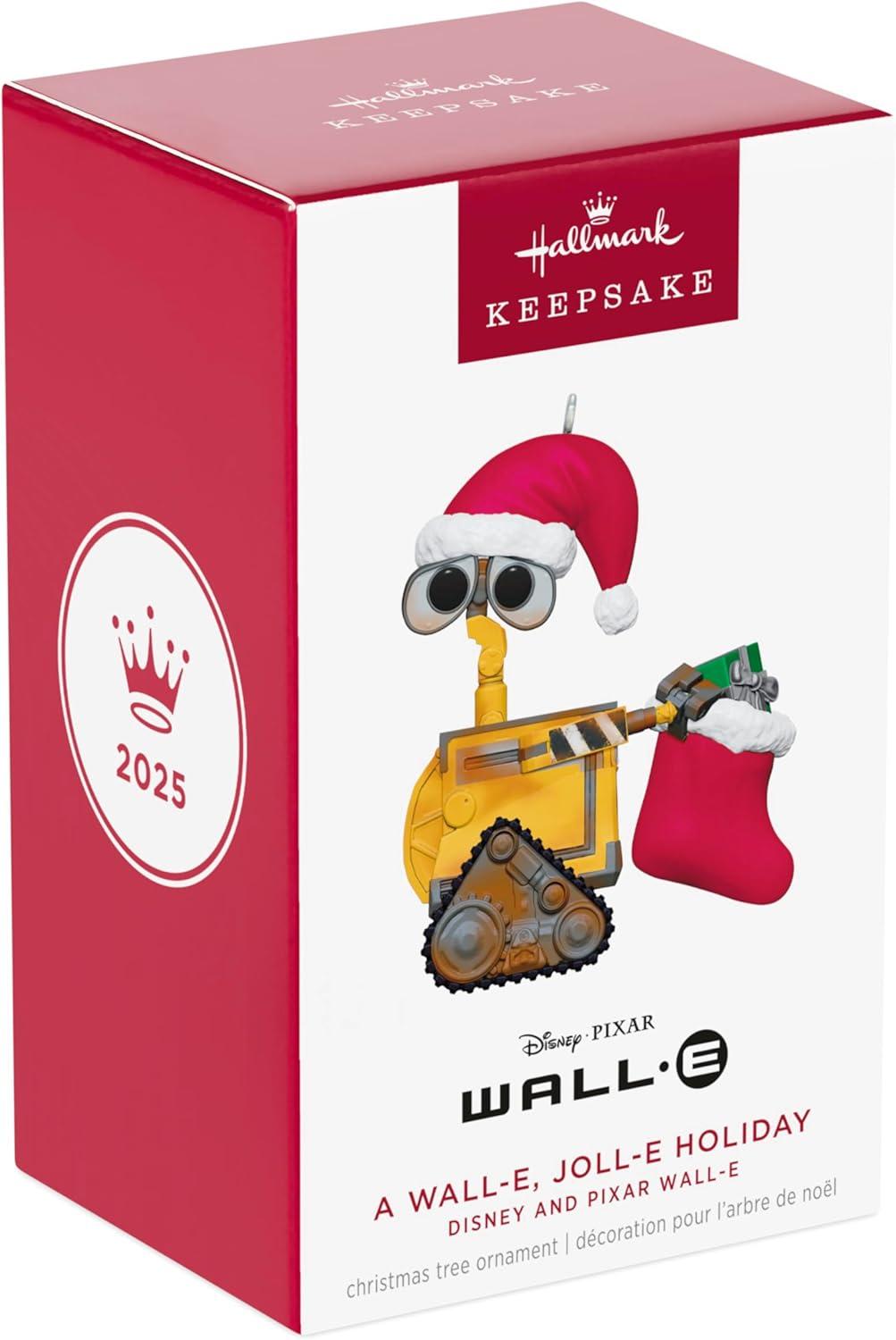 imageHallmark Keepsake Christmas Ornament 2025 DisneyPixar WallE A WallE JollE for Disney FansA WallE JollE Holiday