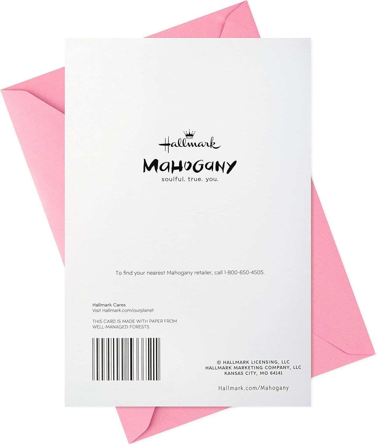 imageHallmark Mahogany Birthday Card for Women with Removable Ornament Black Brilliant Beautiful