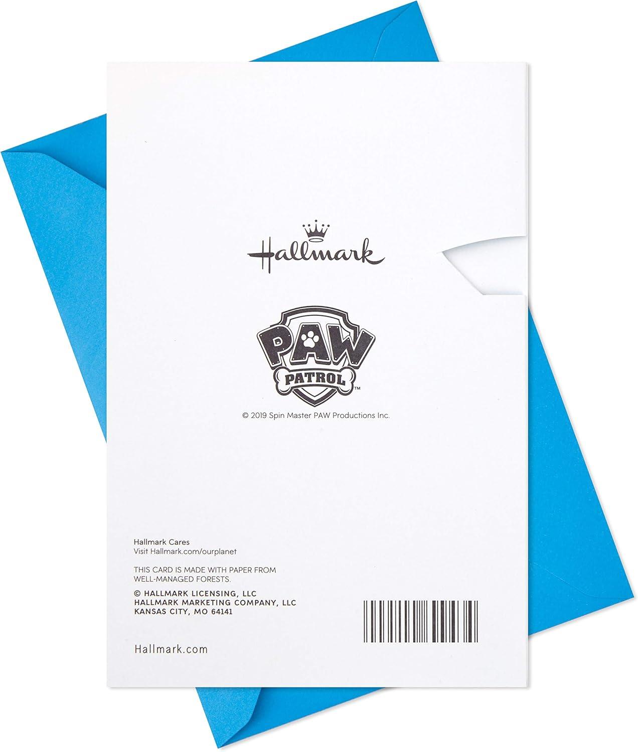 imageHallmark Paw Patrol Birthday Card for Boys Born BravePaw Patrol