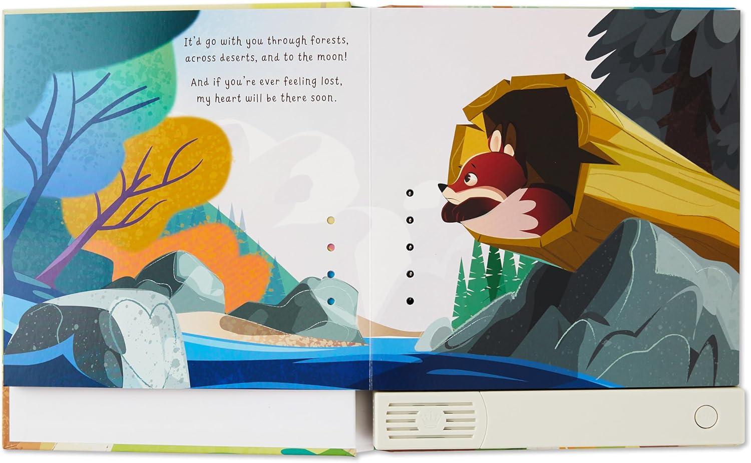 imageHallmark Recordable Book with Music for Children All The Places I Love You Easter Basket StuffersMy Heart Goes with You