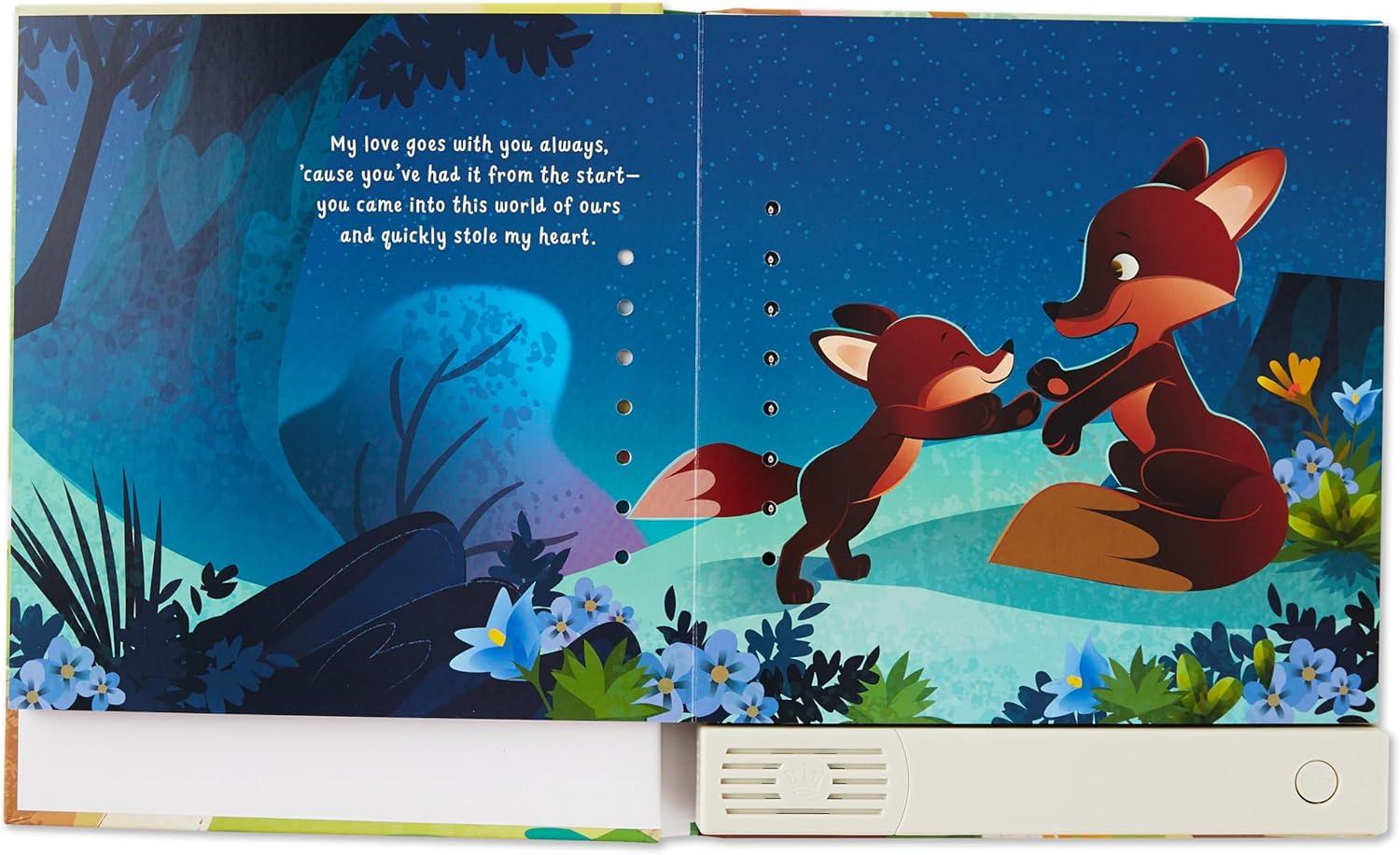 imageHallmark Recordable Book with Music for Children All The Places I Love You Easter Basket StuffersMy Heart Goes with You