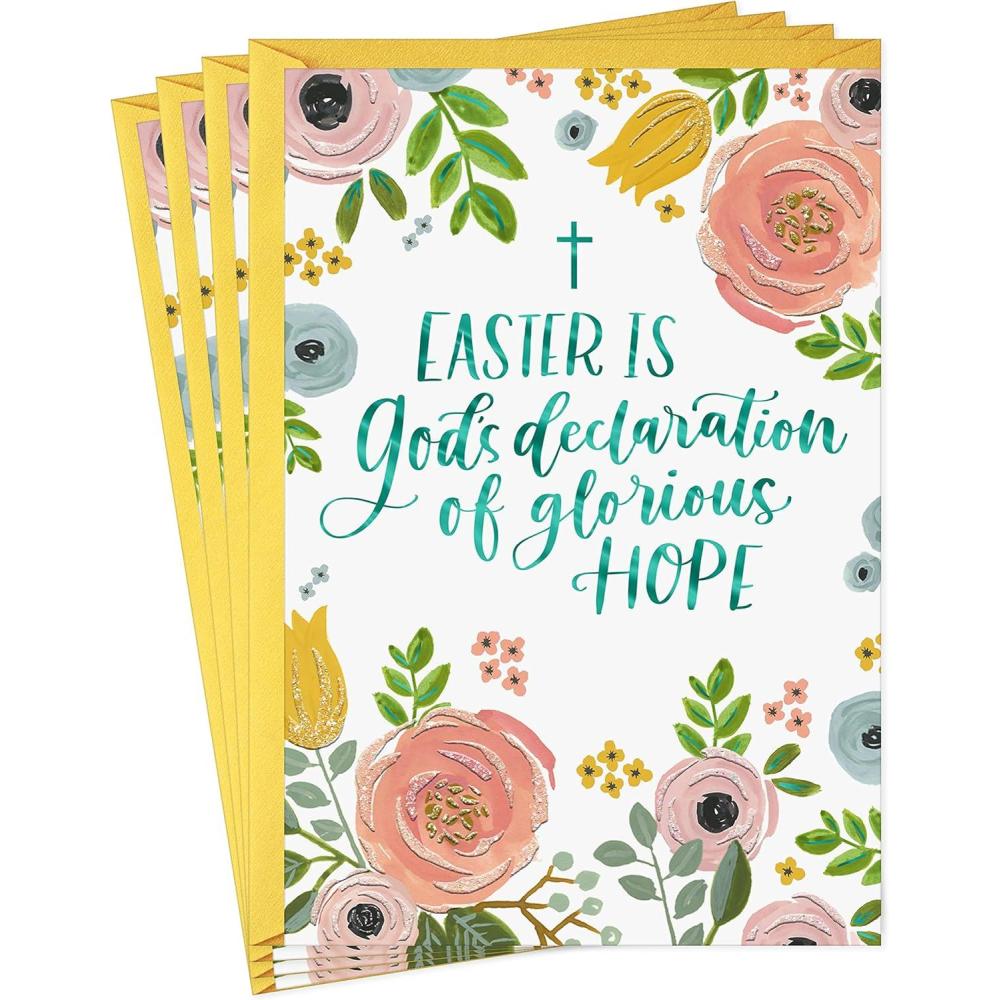 imageDaySpring Pack of Religious Easter Cards Glorious Hope 4 Cards with EnvelopesGlorious Hope  4 Religious Cards with Envelopes