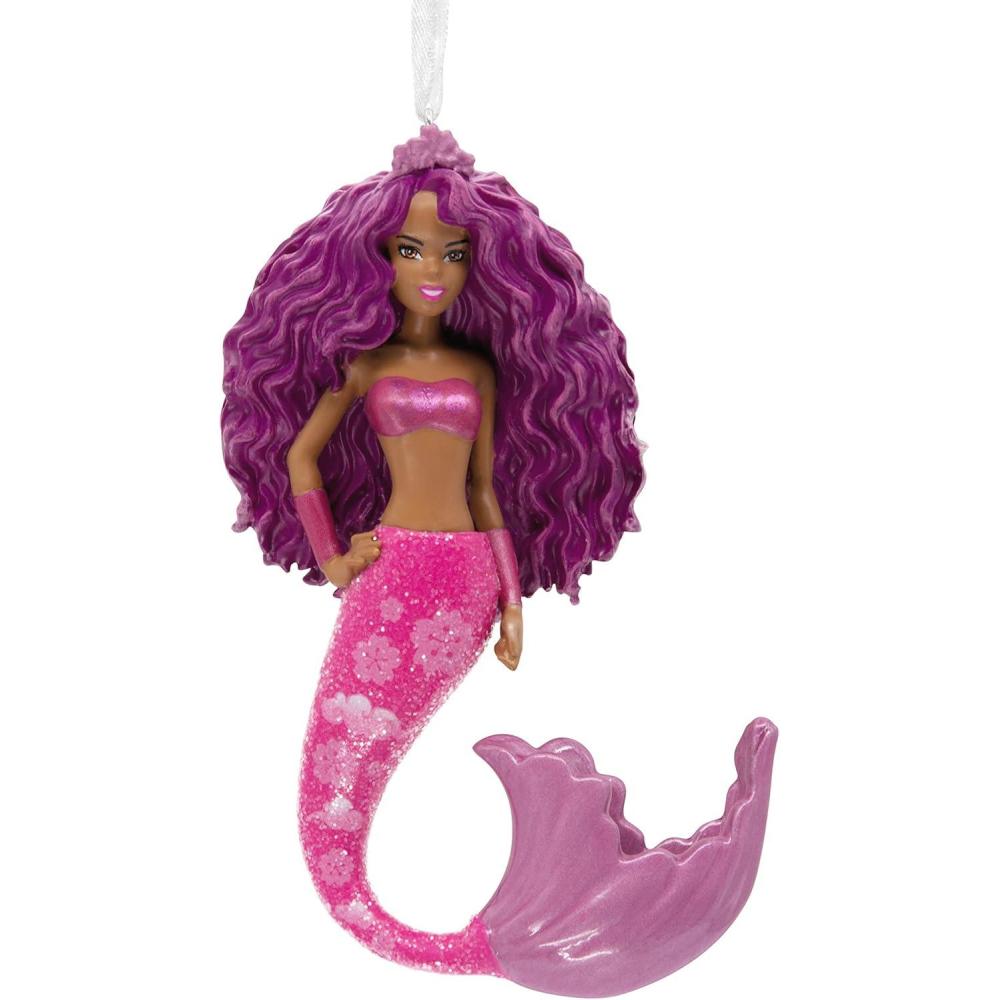 imageHallmark Barbie in Car Christmas OrnamentBarbie Mermaid