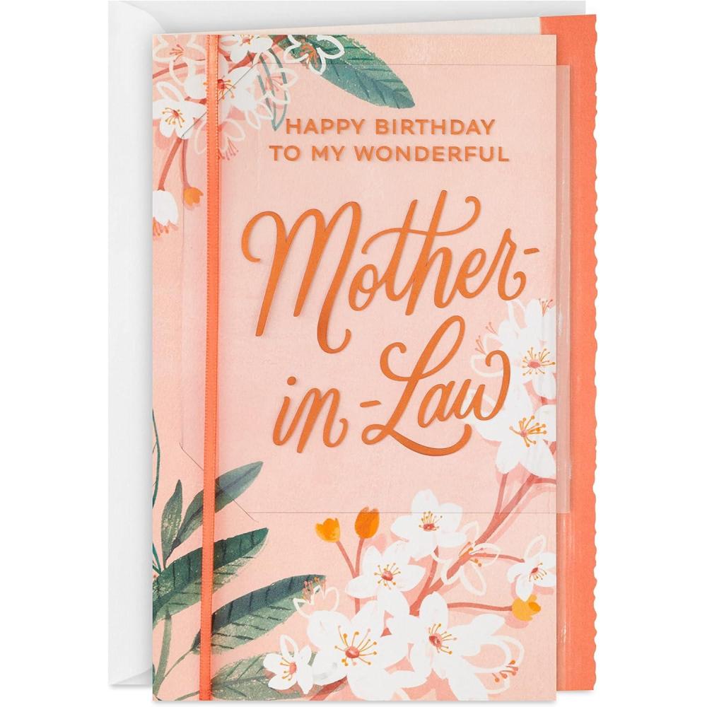 imageHallmark Card for Grandma Aunt Friend Mother in Law Step Mom Bonus Mom Like a Mom for Birthday Thinking of You Congrats or Any OccasionHGrateful for You