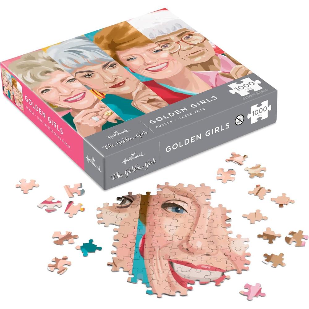 imageHallmark Disney 1000Piece Jigsaw Puzzle 24quot x 30quot Its a Small World Map Gift for Kids Teens CollectorsThe Golden Girls