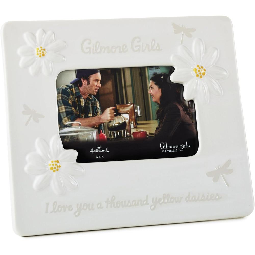imageHallmark Gilmore Girls Picture Frame 4x6 A Thousand Yellow Daisies Mom Gift for Mothers Day