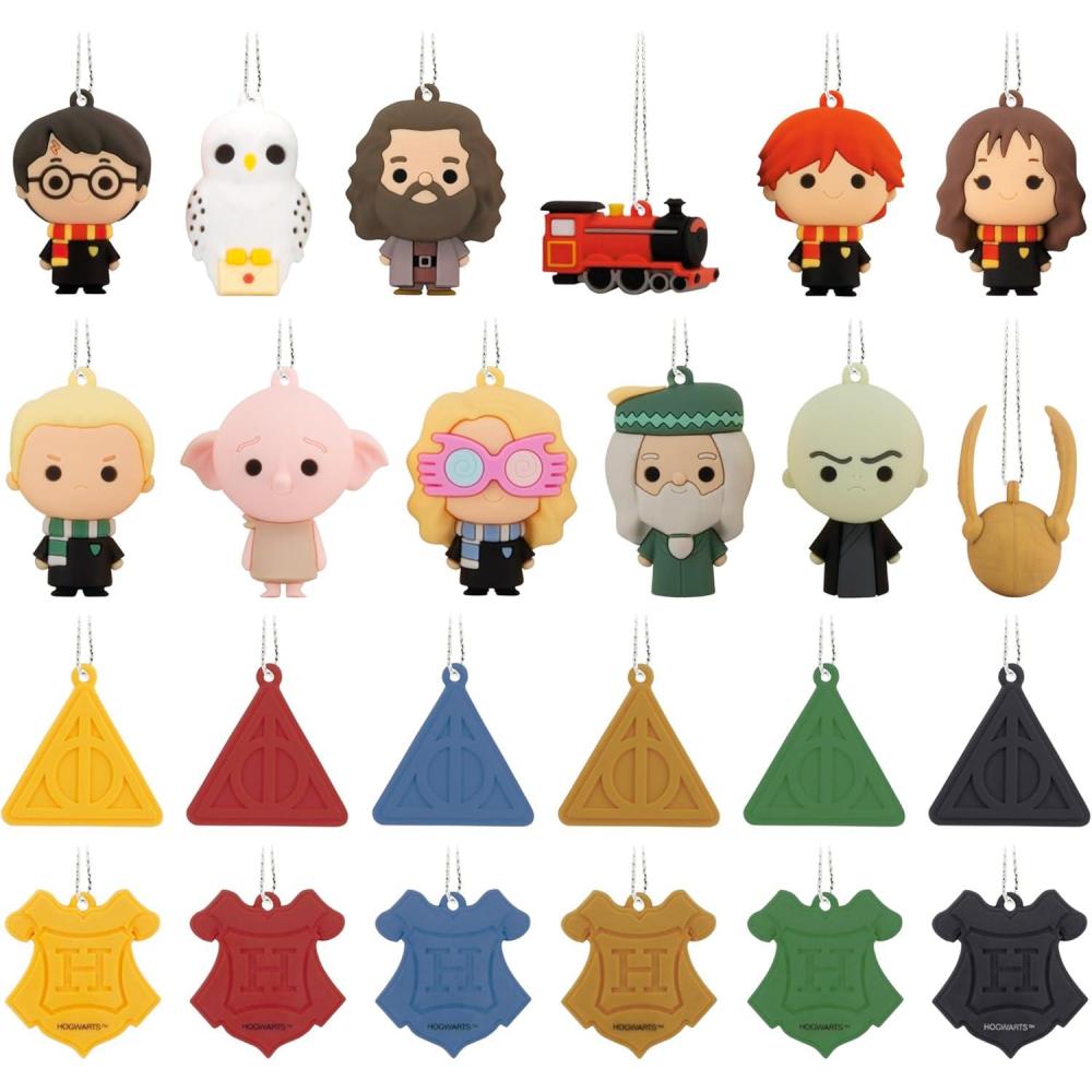 imageHallmark Harry Potter Countdown Calendar Box with 24 Mini Ornaments Gifts for Harry Potter Fans