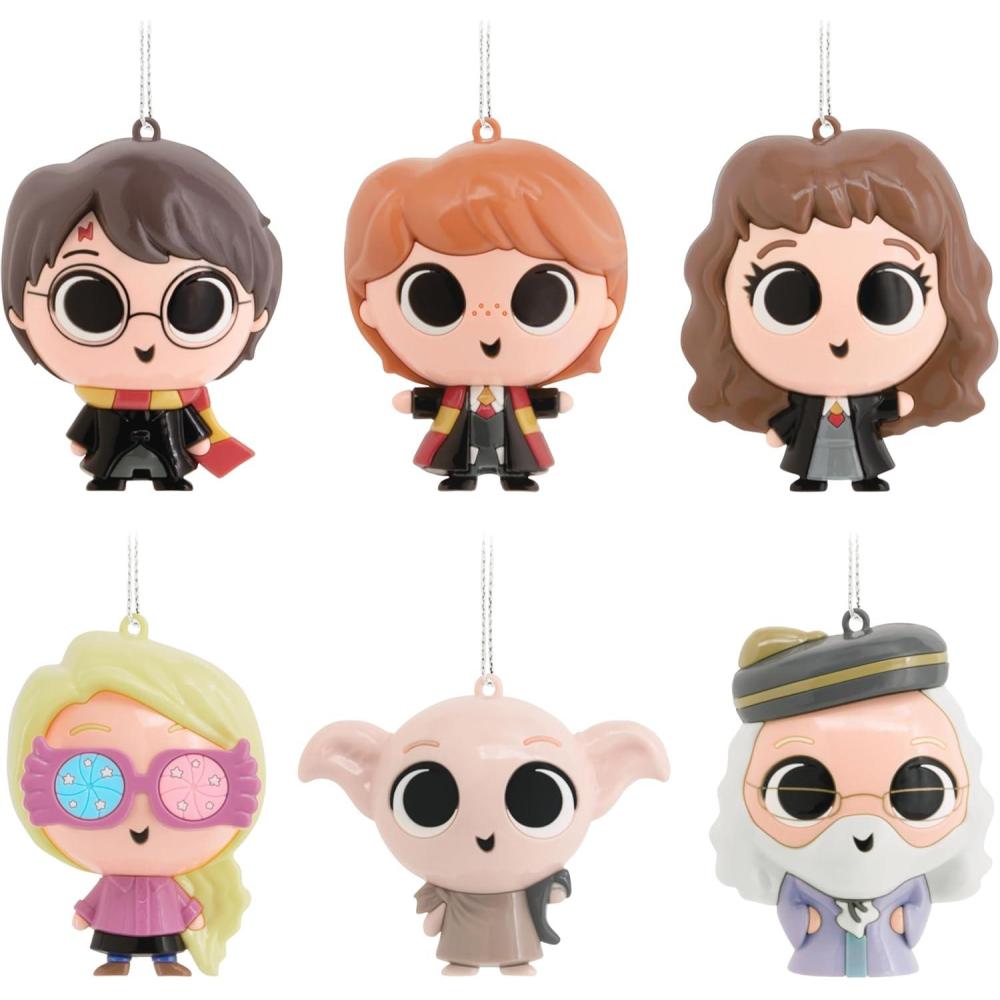 imageHallmark Harry Potter Series 4 Mystery Christmas Ornaments Shatterproof Set of 2 Gifts for Harry Potter Fans