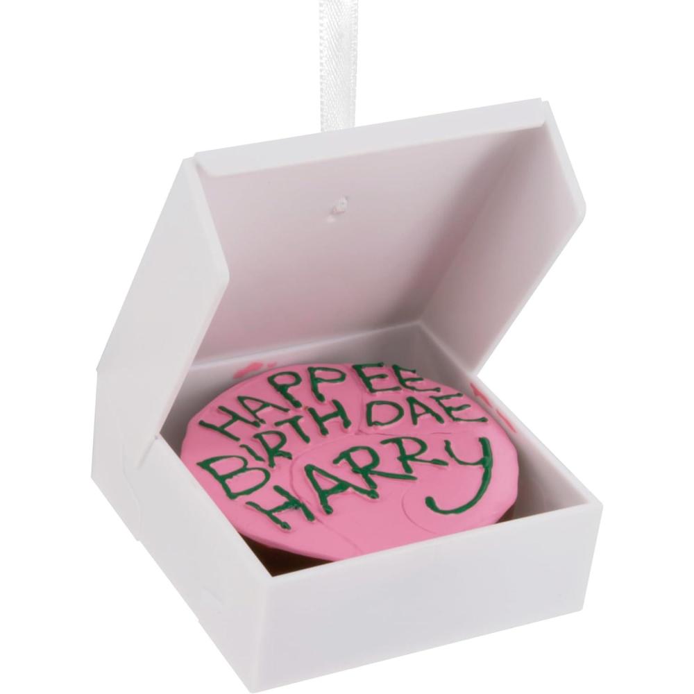 imageHallmark Harry Potter Stacked Books with Wand Christmas OrnamentResin 223 x 275 x 228 inches 0002HCM9130Birthday Cake