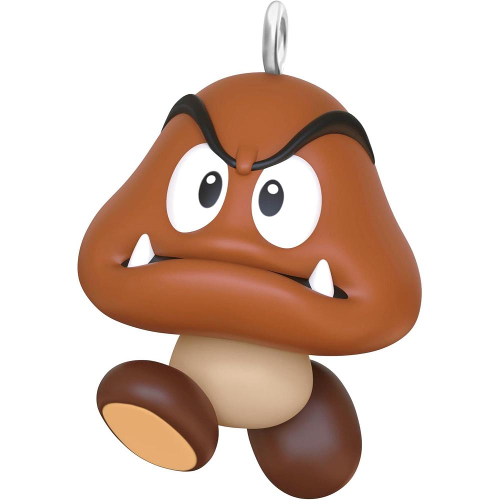 imageHallmark Keepsake 098quot Mini Christmas Ornament 2024 Nintendo Super Mario Boo Gifts for GamersSuper Mario Goomba