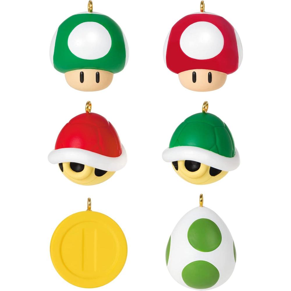 imageHallmark Keepsake 098quot Mini Christmas Ornament 2024 Nintendo Super Mario Boo Gifts for GamersSuper Mario Mini Set