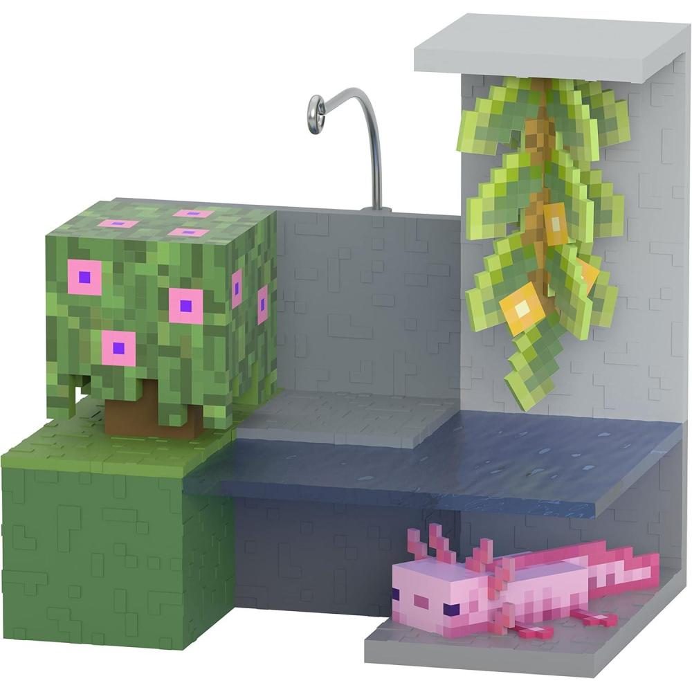 imageHallmark Keepsake Christmas Ornament 2023 Minecraft Bee Gifts for GamersAxolotl