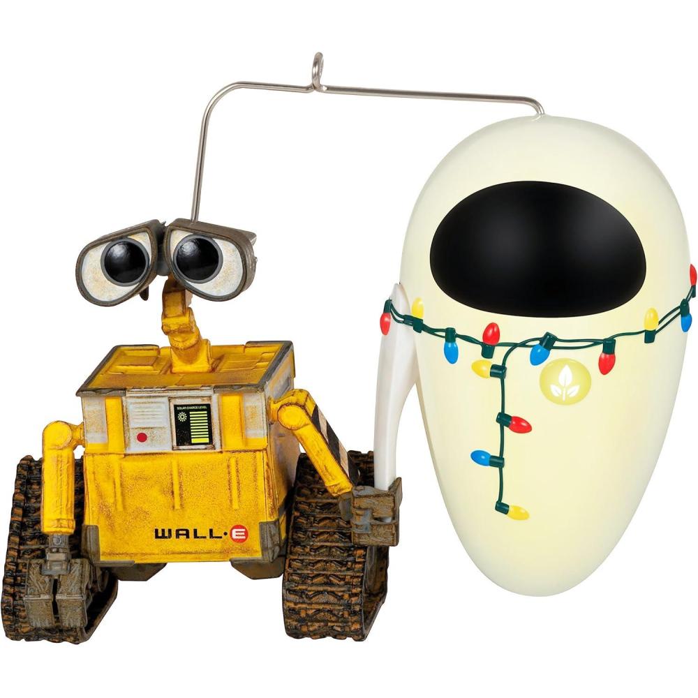 imageHallmark Keepsake Christmas Ornament 2025 DisneyPixar WallE A WallE JollE for Disney FansWallE and Eve