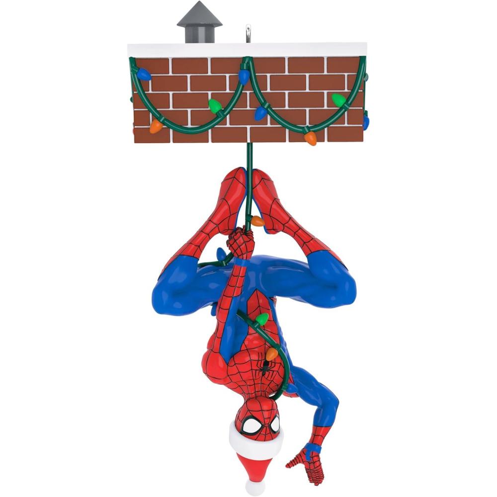 imageHallmark Keepsake Christmas Ornament 2025 Marvel XMen Wolverine Defeats Sentinel Funko POP with Light Gifts for Marvel FansSpiderMan