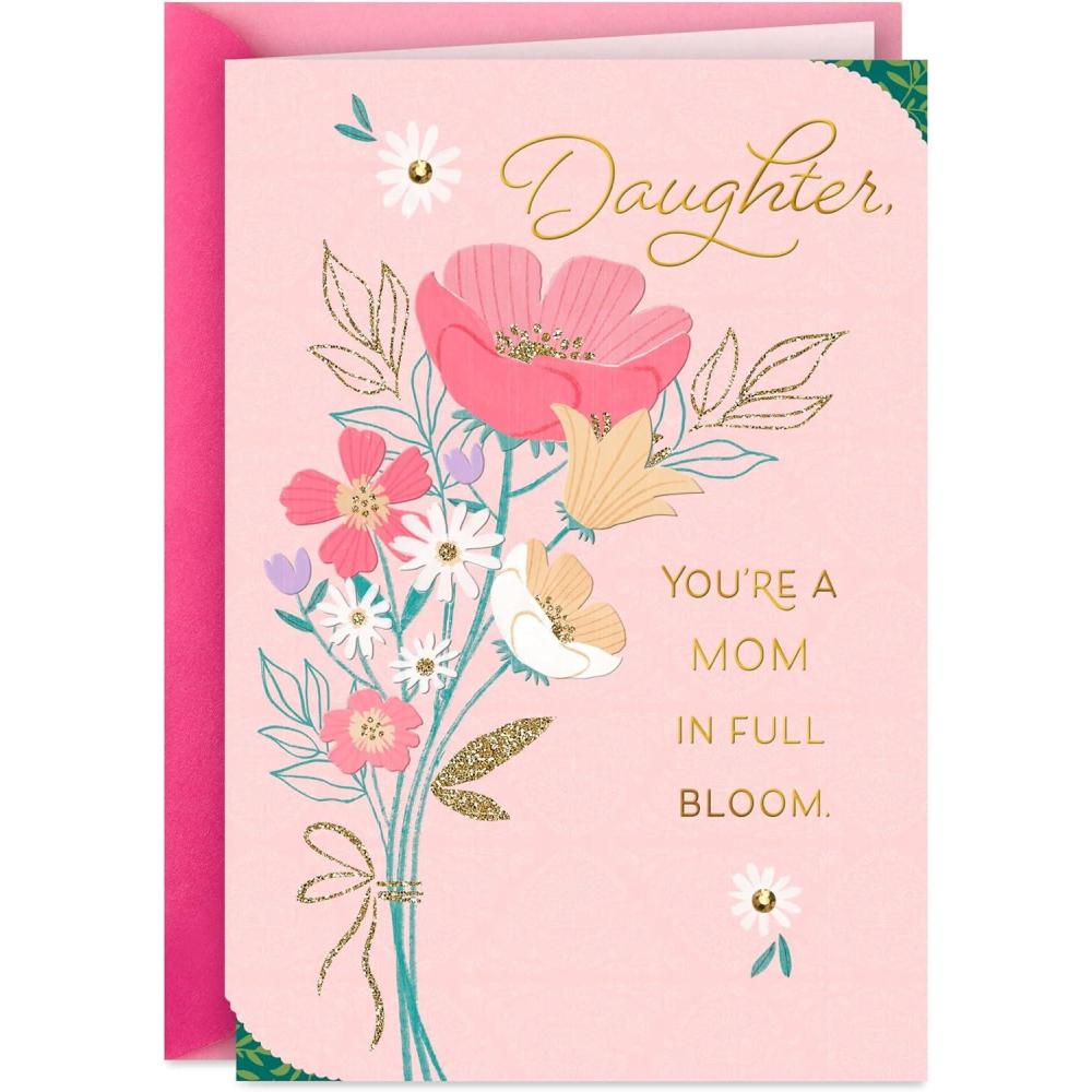 imageHallmark Mothers Day Card for Daughter Mom in Full BloomFor Daughter  Mom in Full Bloom