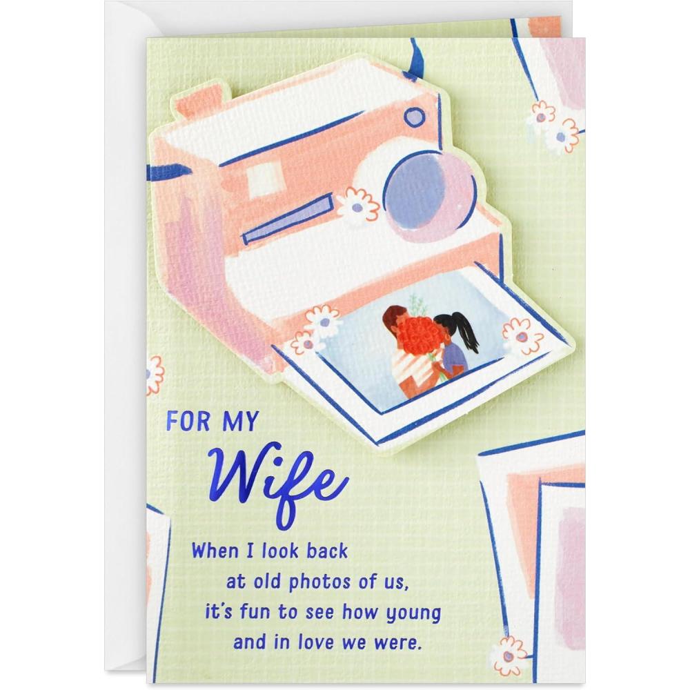 imageHallmark Mothers Day Card for Wife In Love and Lucky for Anniversary Love Romantic Birthday Sweetest DayIn Love and Lucky